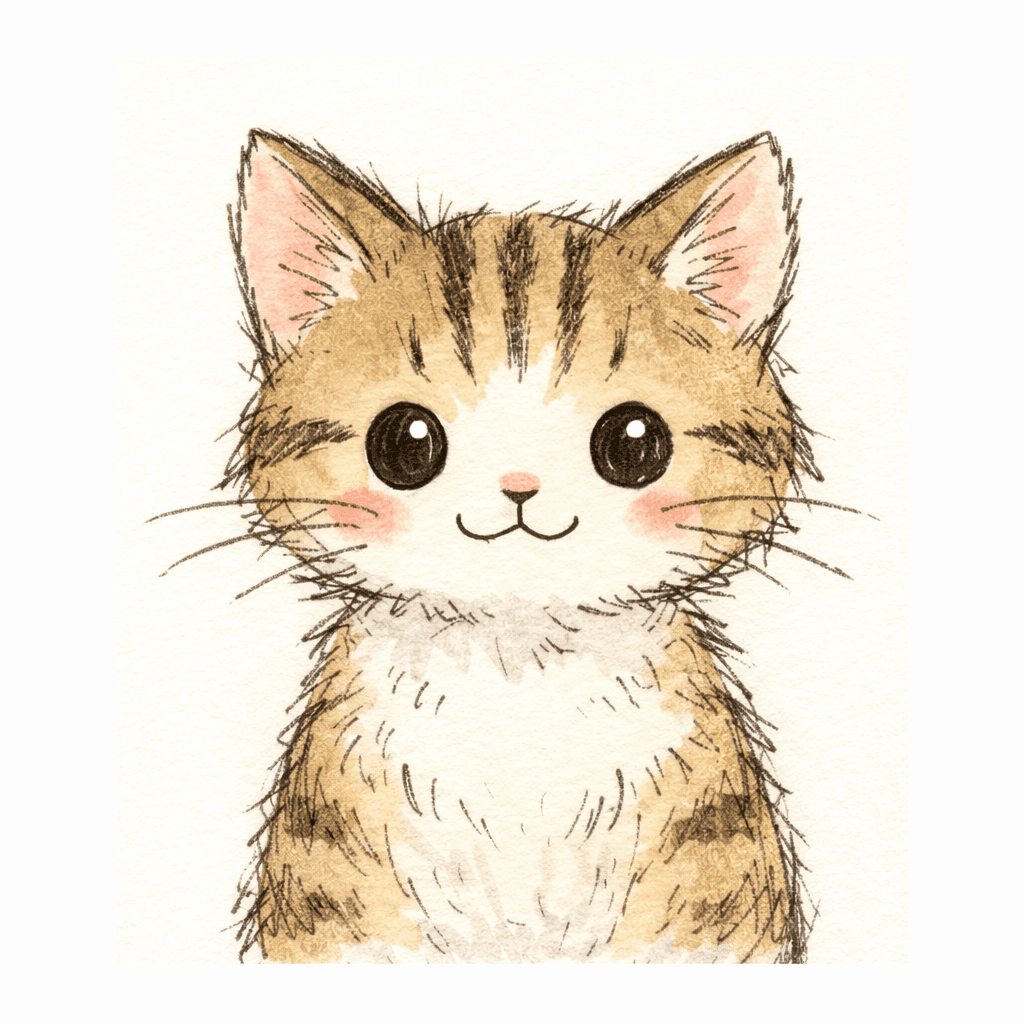 Jiyoung cat illustration